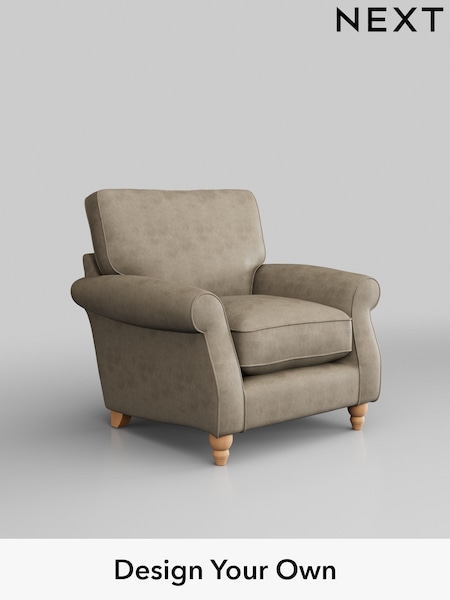 Monza Faux Leather Easy Clean/Mink Brown Ashford Relaxed Sit (W53353) | £925