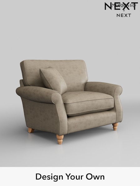 Monza Faux Leather Easy Clean/Mink Brown Ashford Relaxed Sit (W53353) | £1,025