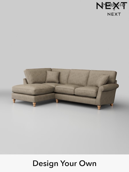Monza Faux Leather Easy Clean/Mink Brown Ashford Relaxed Sit (W53353) | £2,075