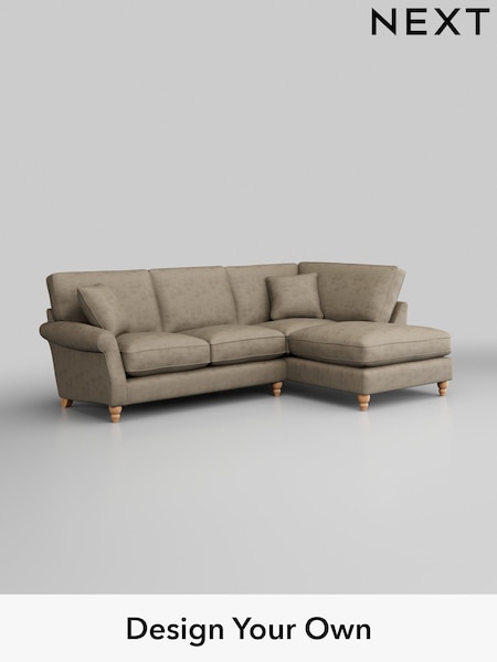 Monza Faux Leather Easy Clean/Mink Brown Ashford Relaxed Sit (W53353) | £2,075
