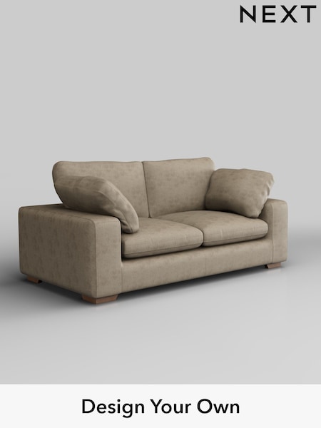 Monza Faux Leather Easy Clean/Mink Brown N Premium The Snuggle Grand (W53364) | £1,799