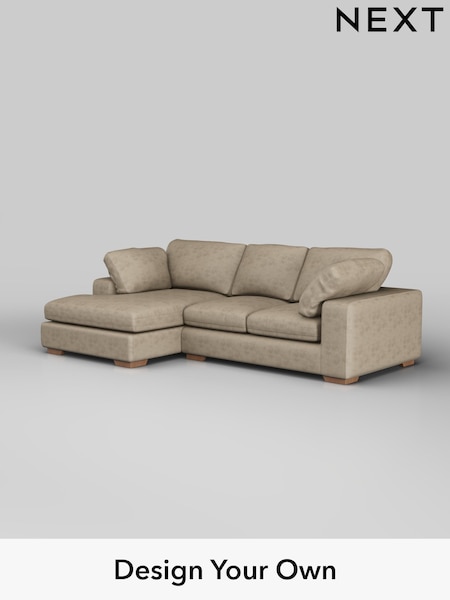 Monza Faux Leather Easy Clean/Mink Brown N Premium The Snuggle Grand (W53364) | £2,575