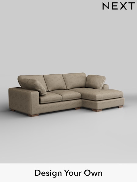 Monza Faux Leather Easy Clean/Mink Brown N Premium The Snuggle Grand (W53364) | £2,575