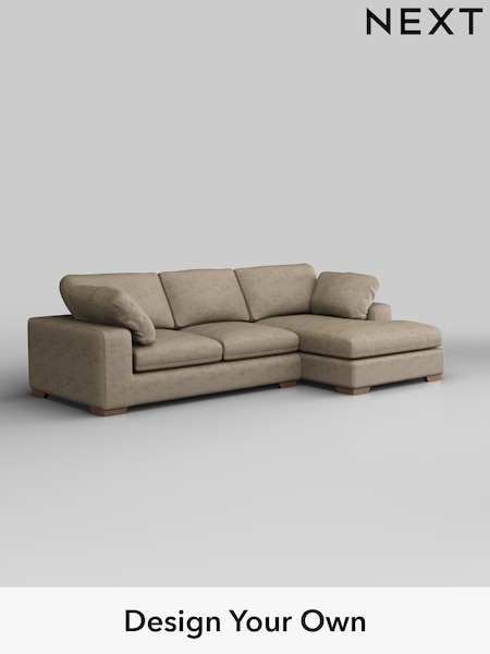 Monza Faux Leather Easy Clean/Mink Brown N Premium The Snuggle Grand (W53364) | £2,675