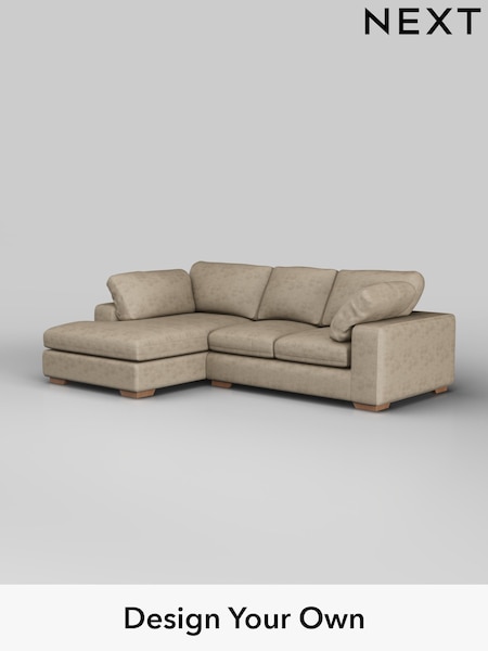 Monza Faux Leather Easy Clean/Mink Brown N Premium The Snuggle Grand (W53364) | £2,650