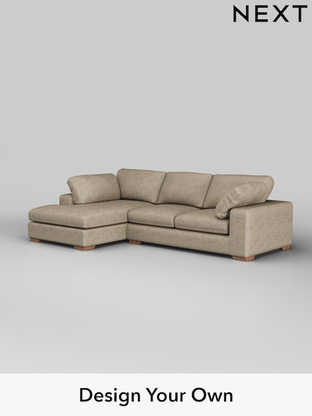Monza Faux Leather Easy Clean/Mink Brown N Premium The Snuggle Grand (W53364) | £2,750