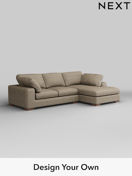 Monza Faux Leather Easy Clean/Mink Brown N Premium The Snuggle Grand (W53364) | £2,750