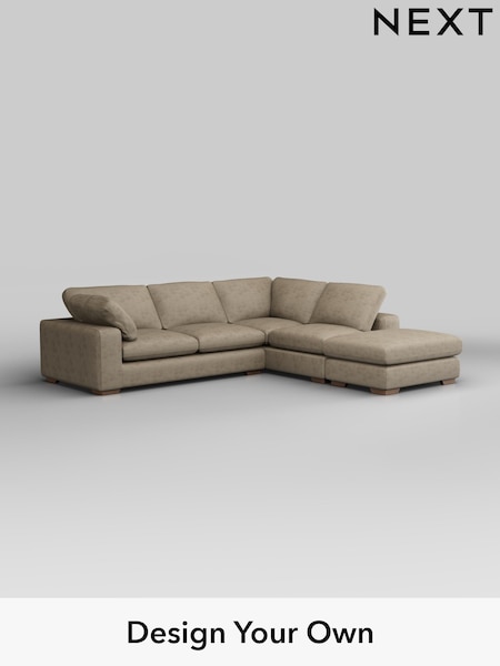 Monza Faux Leather Easy Clean/Mink Brown N Premium The Snuggle Grand (W53364) | £3,499