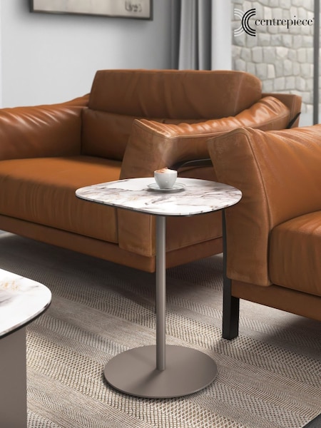 Centrepiece Grey Aspen Side Table (W53429) | £279
