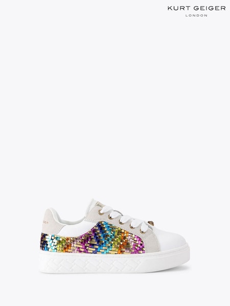 Kurt Geiger London Gold Mini Kensington Cupsole Trainers (W53596) | £69
