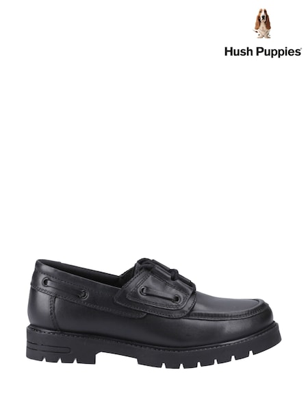 Hush Puppies Junior Lucy Black Shoes (W53635) | £56