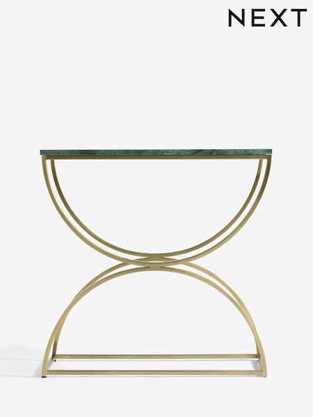 Green Marble Console Table (W53733) | £275