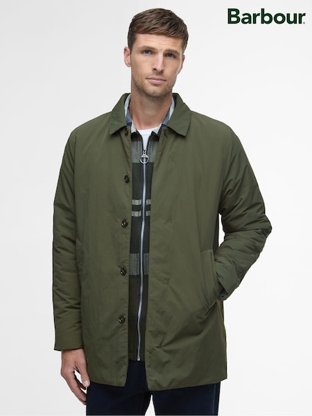 Barbour® Green Wadded Lorden Showerproof Jacket (W53839) | £199