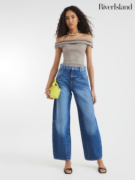 River Island Blue Balloon Jeans (W54048) | £54