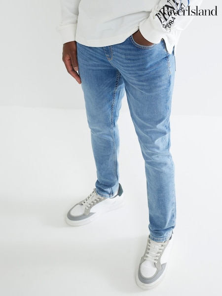 River Island Blue Skinny Fit Jeans (W54129) | £36