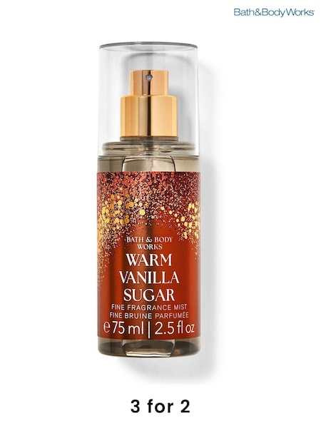 Bath & Body Works Warm Vanilla Sugar Travel Fine Fragrance Mist 2.5 fl oz / 75 mL (W54255) | £10