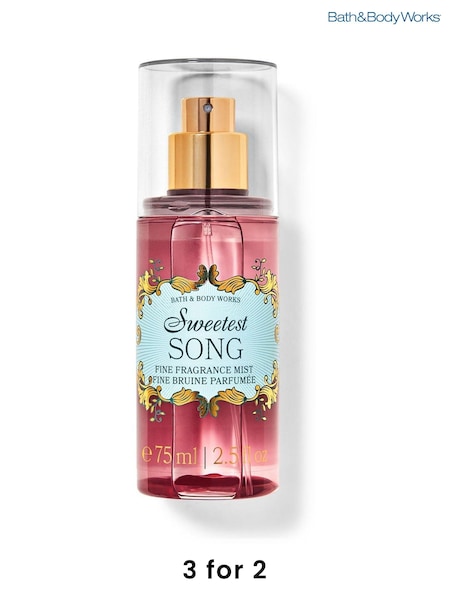 Bath & Body Works Sweetest Song Travel Fine Fragrance Mist 2.5 fl oz / 75 mL (W54268) | £10