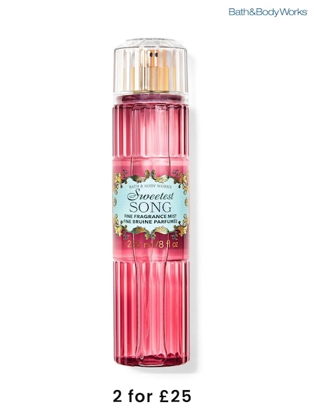 Bath & Body Works Sweetest Song Fine Fragrance Mist 8 fl oz / 236 mL (W54289) | £18