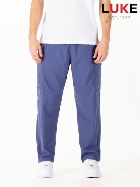 Luke1977 Cerro Redondo Cargo Black Trousers (W54495) | £45