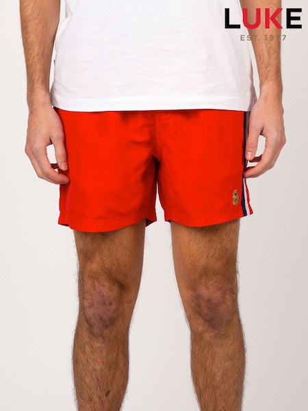 Luke 1977 Cabo San 2 Black Swim Shorts (W54519) | £30