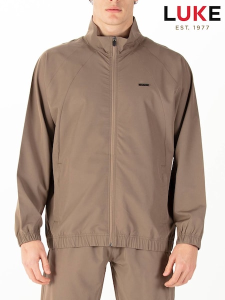 Luke 1977 Moseley Zip Black Sweatshirt (W54525) | £49