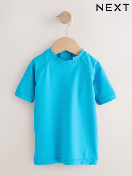 Blue Rash Vest (3mths-7yrs) (3mths-7yrs) (W54546) | £6 - £12