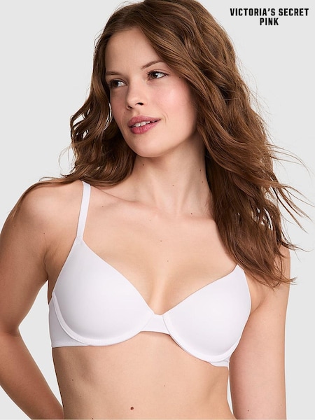 Victoria's Secret PINK White T-Shirt Bra (W54709) | £29 - £30