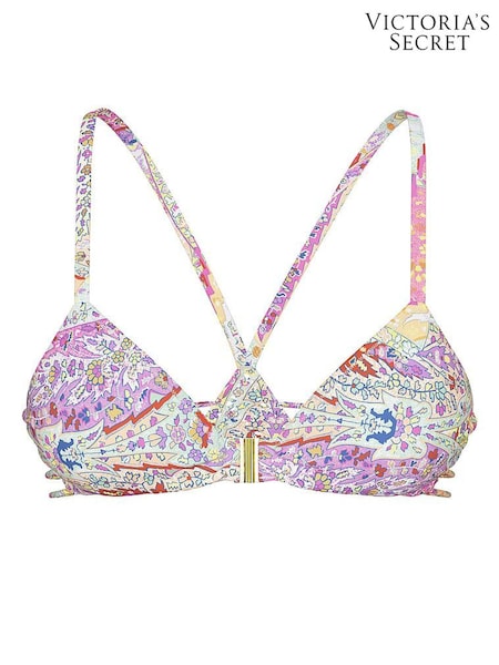 Victoria's Secret Paisley Pink Non Wired Macrame Bikini Top (W54811) | £58