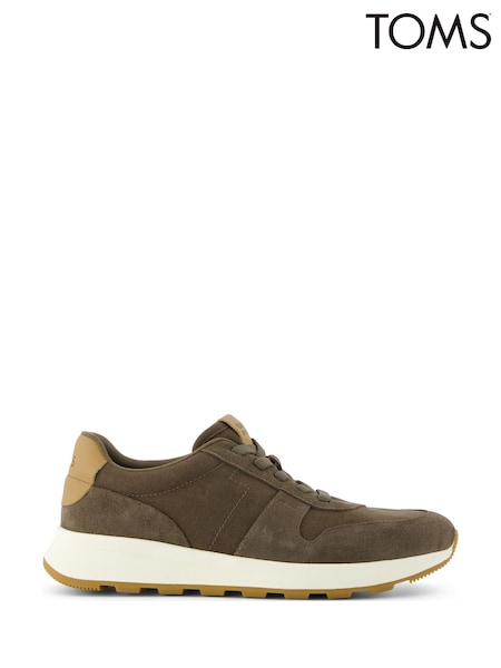 TOMS Green Travel Lite Retro Trainers (W55123) | £85