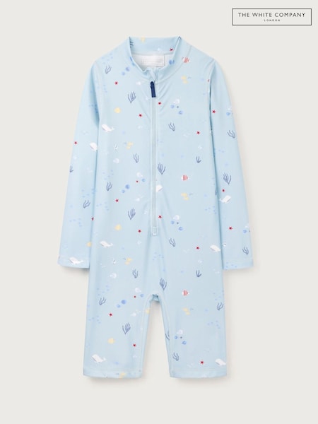 The White Company Blue Recycled Under The Sea Surfsuit (W55526) | £30