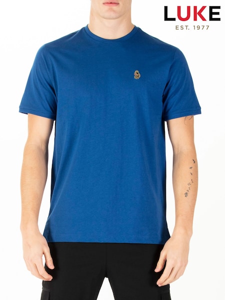 Luke 1977 Ink Blue Traffs T-Shirt (W55551) | £30