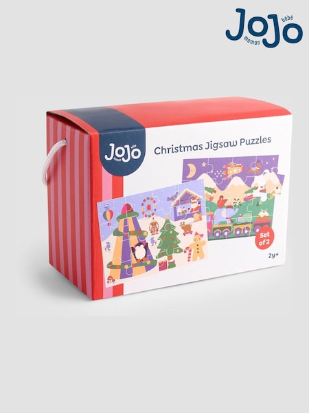 JoJo Maman Bébé Christmas Jigsaw Set of 2 (W55694) | £14