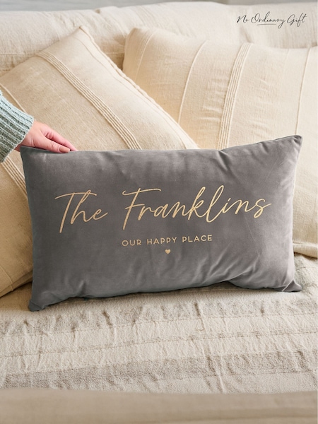 Couples Velvet Cushion by No Ordinary Gift (W55784) | £0