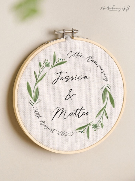 Cotton Anniversary Hoop by No Ordinary Gift (W55788) | £25