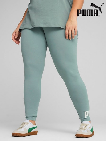 Puma Green Womens ESS No. 1 Logo Leggings (W55842) | £21