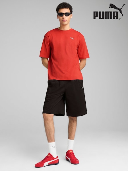 Puma Red Mens Wardrobe Ess Boxy T-Shirt (W55873) | £25