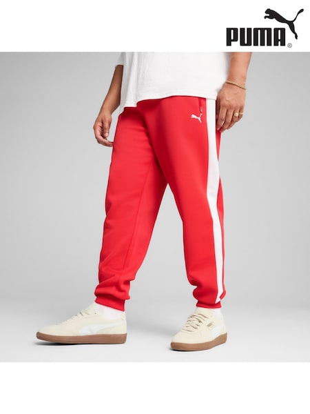 Puma Red Mens T7 Always On Track Joggers (W55883) | £55