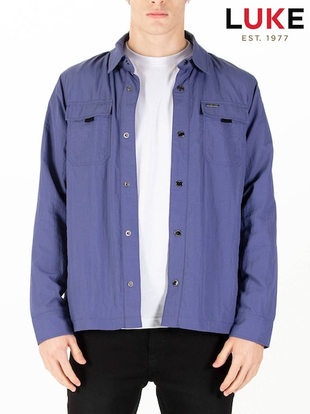 Luke 1977 Purple Seattle Shacket (W55886) | £49