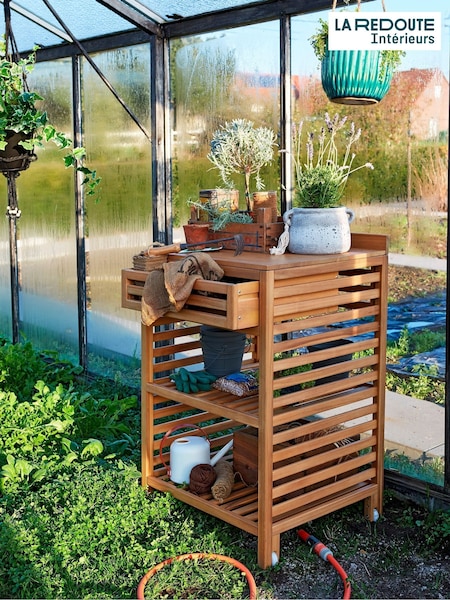 La Redoute Intérieurs Acacia Garden Acacia Outdoor Storage Unit (W55953) | £150