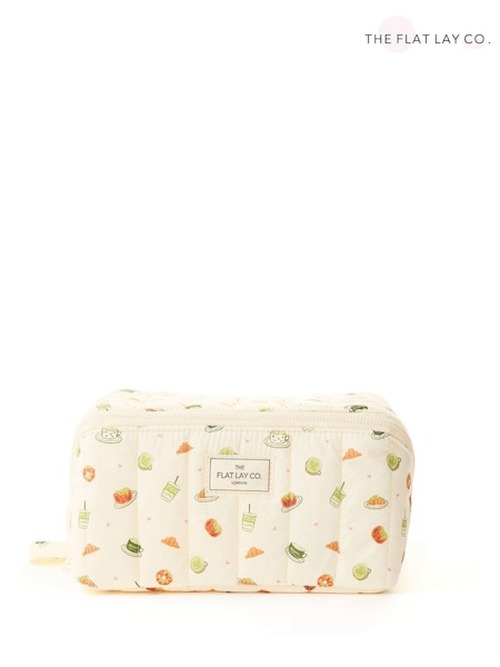 The Flat Lay Co. Exclusive Marshmallow Flat Lay Makeup Box Bag (W56023) | £25