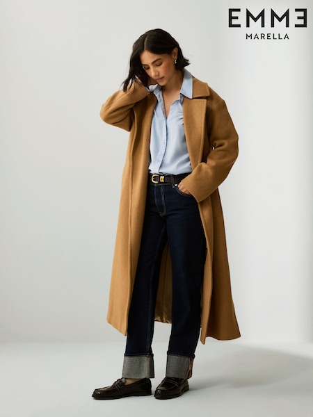 Emme Marella Cadmio Belted Wrap Coat (W56065) | £335