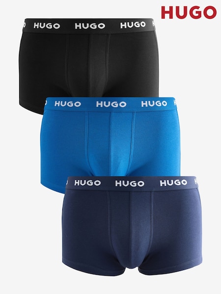 HUGO Blue Boxers 3 Pack (W56203) | £42