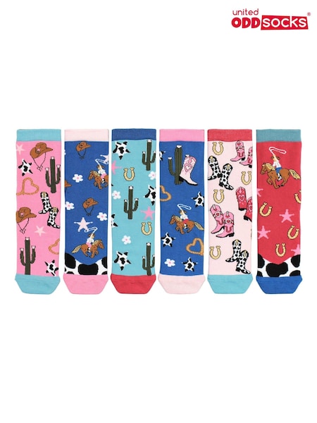 United Odd Socks Pink Yee Haw Socks 3 pack (W56237) | £12