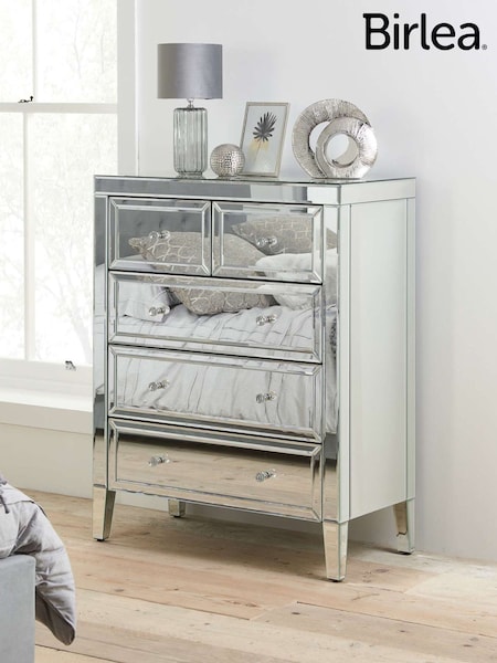 Birlea Mirrored Valencia 3 + 2 5 Drawer Chest (W56395) | £498