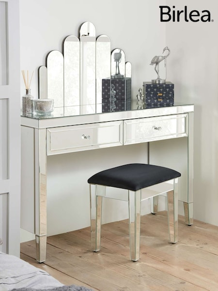 Birlea Mirrored Valencia 2 Drawer Dressing Table (W56415) | £326