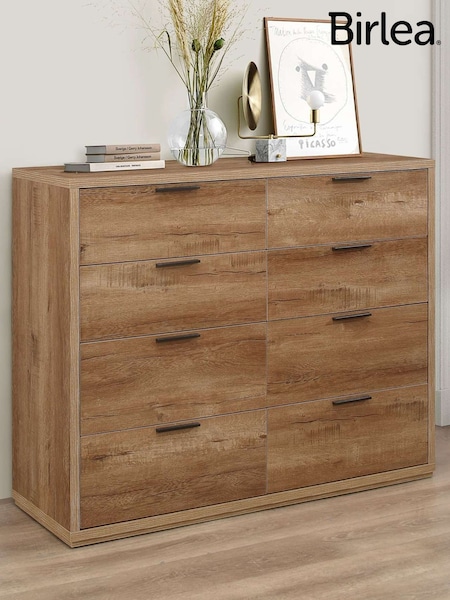 Birlea Oak Stockwell 4 + 2 8 Drawer Chest (W56416) | £309
