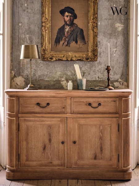 Willis & Gambier Oak Cannes 2 Drawer Sideboard (W56423) | £935