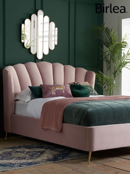Birlea Pink Lottie End Lift Ottoman Storage Bed (W56431) | £858 - £900