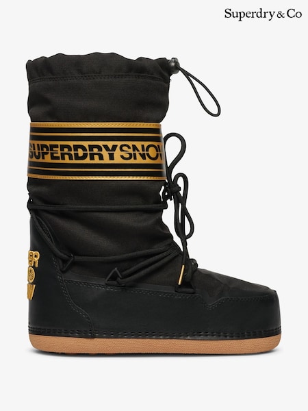 Superdry Black Snow Boots (W56533) | £85