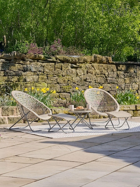 Pacific Grey Outdoor Foldable Loungers and Footstools Set (W56550) | £385